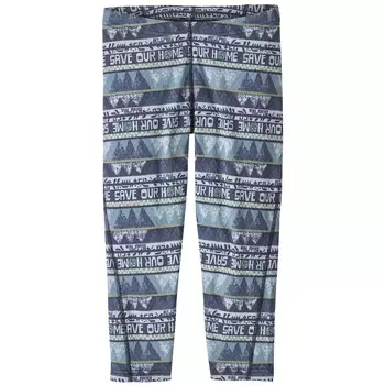 Базовые брюки Patagonia Capilene Midweight, синий