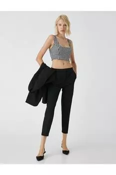 Базовые брюки скинни Koton, черный