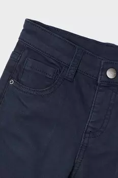 Базовые детские брюки приталенного кроя Mayoral, темно-синий