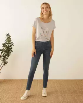 Базовые джинсовые джеггинсы Southern Cotton, темно-синий