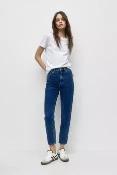 Базовые джинсы мам Pull&Bear, темно-синий