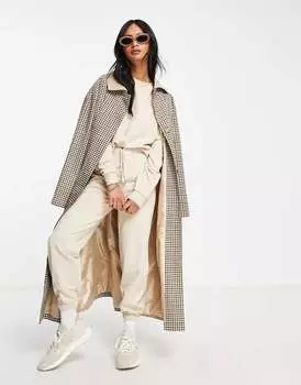 Базовые джоггеры узкого кроя ASOS светло-бежевого цвета