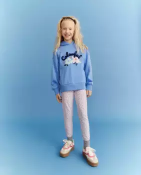 Базовые леггинсы для девочек с цветами Kids El Corte Ingls, цвет Rosa