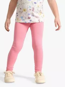 Базовые леггинсы из детской смеси органического хлопка Lindex, розовый