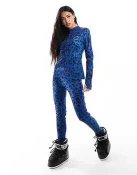 Базовые леггинсы синего цвета South Beach