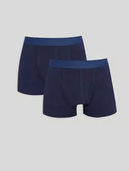 Базовые мужские боксеры Slim Fit, 2 пары Gne, темно-синий