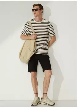 Базовые мужские шорты-бермуды с заниженной талией NARTEN 2 Fabrika, черный