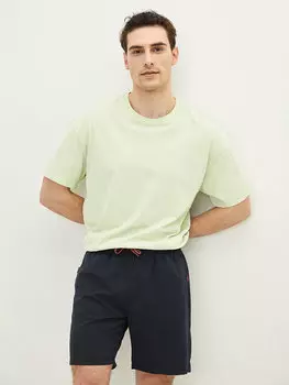 Базовые мужские шорты для плавания до колена LCW SWIMWEAR, темно-синий