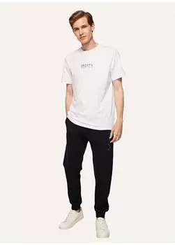 Базовые мужские спортивные брюки с эластичным поясом темно-синего цвета FS3WM-EA253 Fabrika Sports, темно-синий