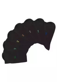Базовые носки H.I.S (упаковка, 7 пар), с удобными манжетами, черный