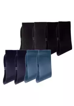 Базовые носки H.I.S (упаковка, 8 пар), с высоким содержанием хлопка, синий