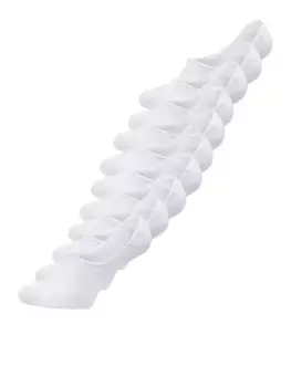 Базовые носки Jack & Jones "JACBASIC MULTI SHORT SOCK 10 PACK NOOS" (упаковка, 10 пар, в упаковке 10 шт.), белый