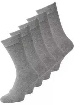 Базовые носки Jack & Jones "JACJENS SOCK 5 PACK NOOS" (упаковка, 5 пар), серый