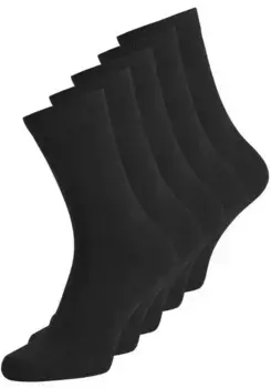Базовые носки Jack & Jones "JACJENS SOCK 5 PACK NOOS" (упаковка, 5 пар), черный