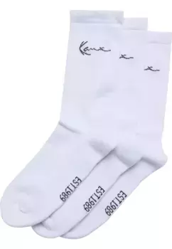 Базовые носки Karl Kani " Karl Kani Accessories KA-SK011-002-01 KK Signature Socks 3-Pack" (1 пара), белый