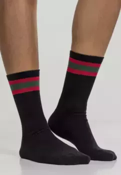 Базовые носки URBAN CLASSICS " Urban Classics Unisex Stripy Sport Socks 2-Pack" (1 пара), зеленый