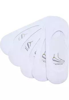 Базовые носки URBAN CLASSICS " Urban Classics Unisex Invisible Socks 5-Pack" (1 пара), белый