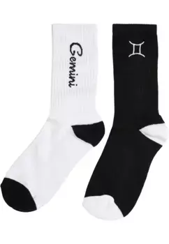 Базовые носки URBAN CLASSICS " Urban Classics Unisex Zodiac Socks 2-Pack" (1 пара), черно-белый
