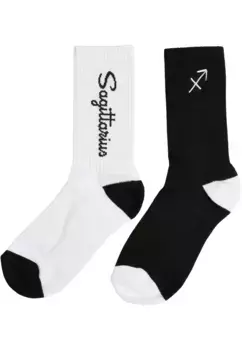 Базовые носки URBAN CLASSICS " Urban Classics Unisex Zodiac Socks 2-Pack" (1 пара), черно-белый