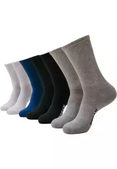 Базовые носки URBAN CLASSICS " Urban Classics Unisex Logo Sport Socks 7-Pack" (1 пара), цвет Black/White/Heathergrey/Blue