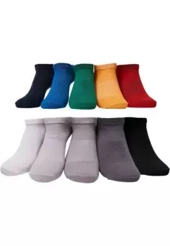 Базовые носки URBAN CLASSICS " Urban Classics Unisex Recycled Yarn Sneaker Socks 10-Pack" (1 пара), цвет Multicolor