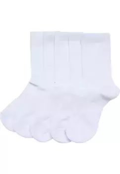Базовые носки URBAN CLASSICS " Urban Classics Unisex Sport Socks Kids 5-Pack" (1 пара), белый