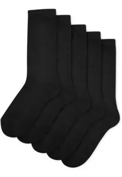 Базовые носки URBAN CLASSICS " Urban Classics Unisex Sport Socks Kids 5-Pack" (1 пара), черный