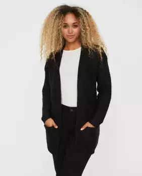 Базовые открытые кардиганы для женщин Vero Moda, светло-серый