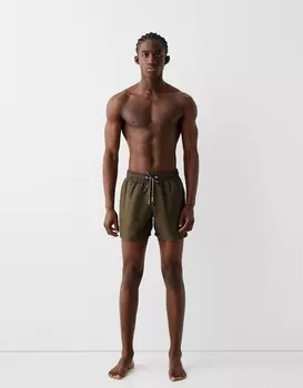Базовые плавки Bershka, хаки