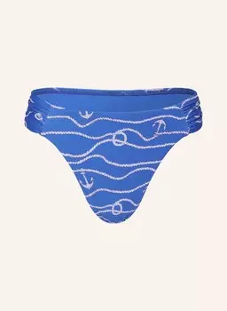 Базовые плавки бикини setsail SEAFOLLY, синий/белый