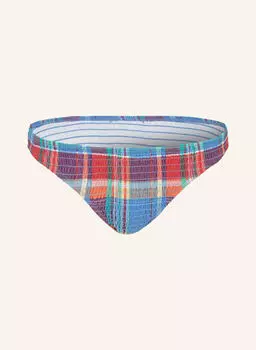 Базовые плавки бикини со сборками мадрас Polo Ralph Lauren, мультиколор