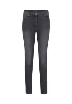 Базовые потертые джинсы BETTY BARCLAY, цвет Dark Grey Used Denim