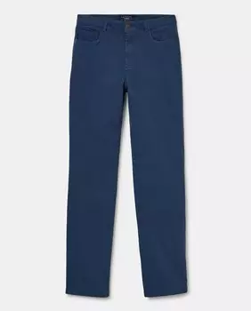 Базовые прямые брюки с 5 карманами женские. Lloyd's, темно-синий