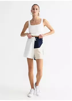 Базовые разноцветные женские шорты с эластичной резинкой на талии Fabrika