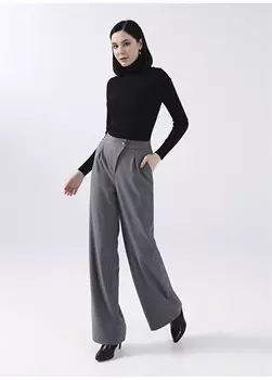 Базовые серые женские брюки с нормальной талией Network