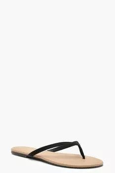 Базовые шлепанцы boohoo, черный