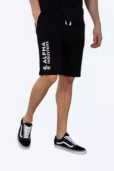Базовые шорты Alpha Industries, черный