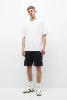 Базовые шорты чинос-бермуды Pull&Bear, военно-морской