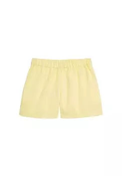 Базовые шорты из желтого твила для мальчиков LITTLE ENGLISH