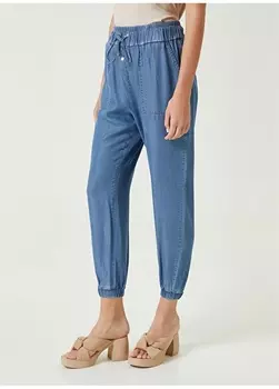 Базовые синие женские брюки с нормальной талией Network