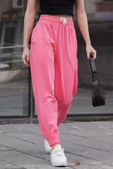 Базовые спортивные штаны Comfort Fit цвета фуксии MG1635 MADMEXT