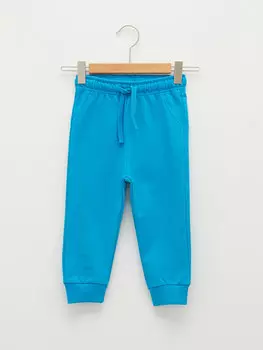 Базовые спортивные штаны-джоггеры для мальчика с эластичной резинкой на талии LCW baby, яркий синий