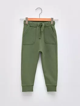 Базовые спортивные штаны-джоггеры для мальчика с эластичной резинкой на талии LCW baby, зеленый