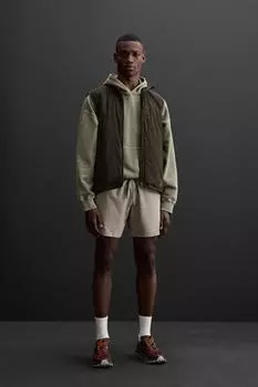 Базовые тренировочные шорты ZARA, цвет Light brown