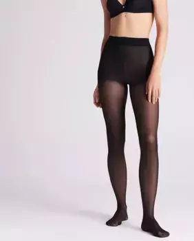 Базовые трусики плотностью 40 ден Ysabel Mora, черный