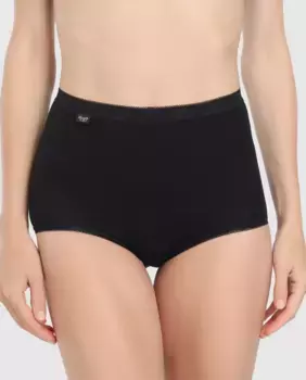 Базовые трусики Sloggi с завышенной талией, черный