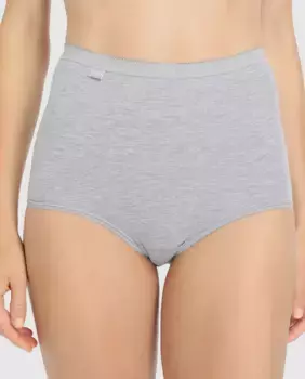 Базовые трусики Sloggi с завышенной талией, серый