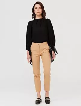 Базовые узкие брюки Бежевый Kayra