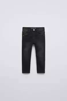 Базовые узкие джинсы ZARA, черный