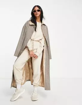 Базовые узкие спортивные штаны овсяного вереска ASOS DESIGN